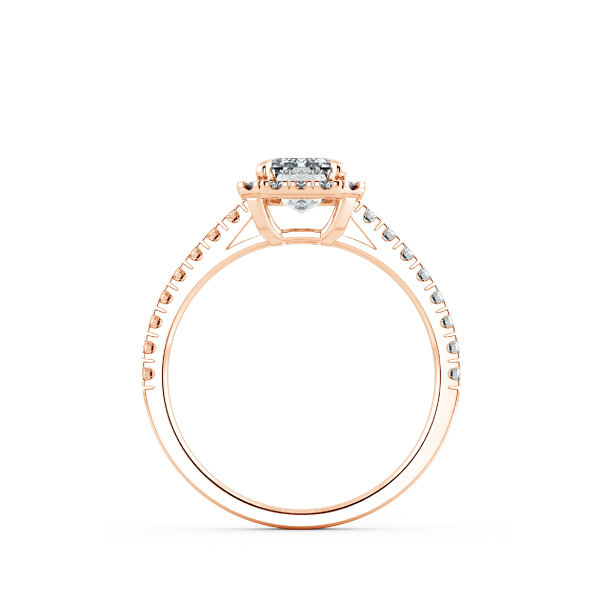 Nhẫn đính hôn Halo đai tấm NCH8202 5